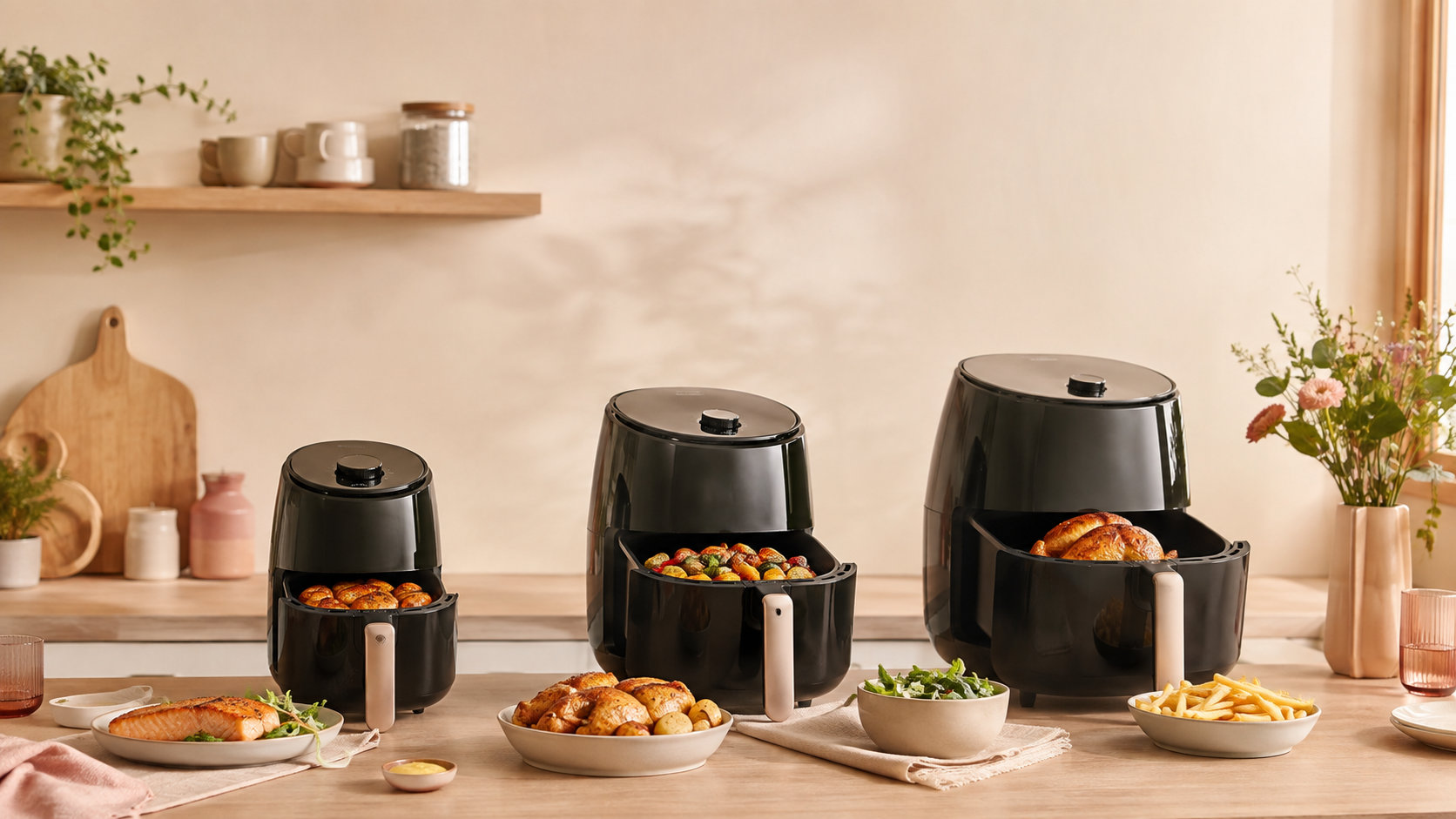 Air fryer: qual tamanho escolher para sua família?