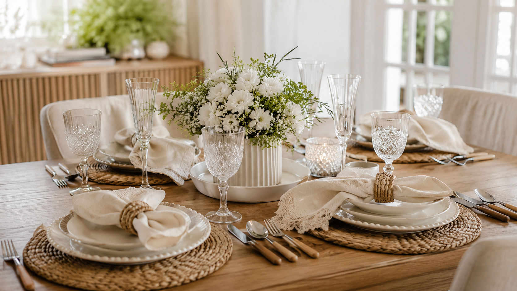 A beleza da mesa posta: mais do que decoração, um convite para estar junto